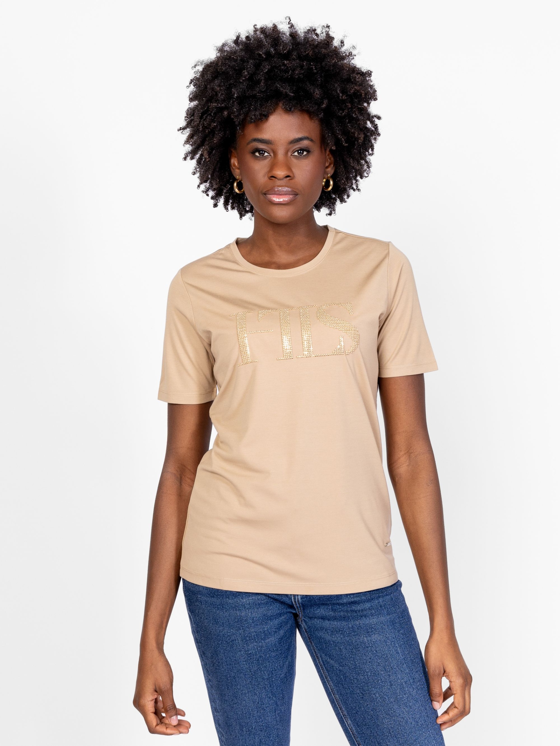 Heavy Tools Dámské Tričko Tričko Mahele Sand Karamelové XXL