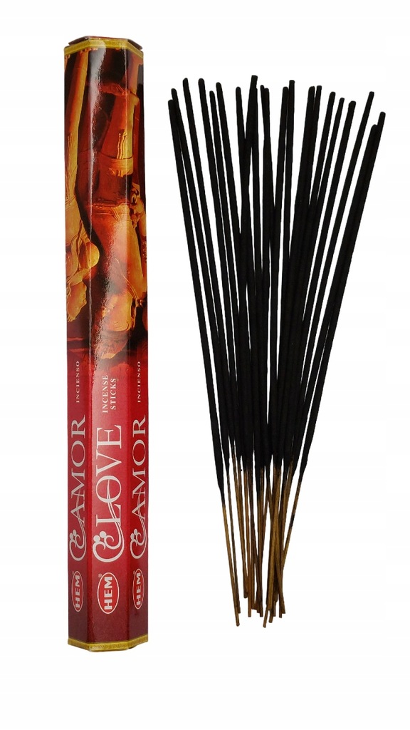 INDYJSKIE KADZIDEŁKA LOVE MIŁOŚĆ HEM 20 szt. KADZIDŁA