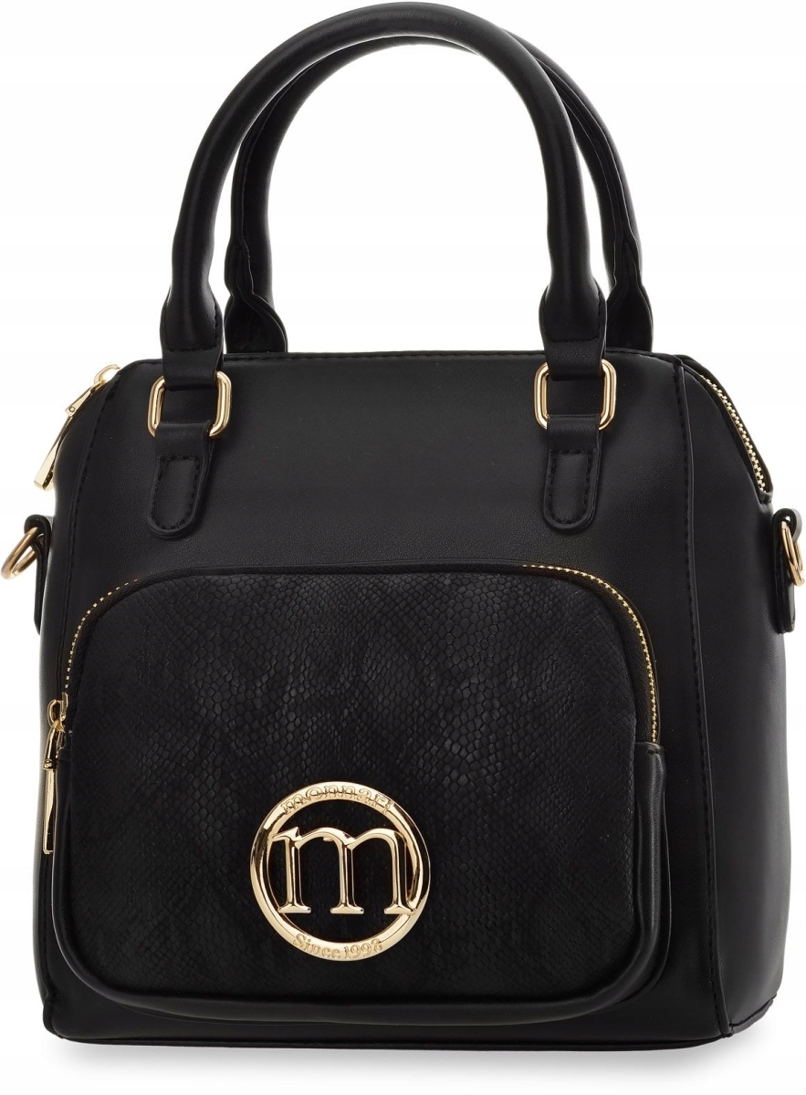 Monnari Czarna TOREBKA Listonoszka PLECAK 3w1 Elegancki Kuferek Plecaczek EAN (GTIN) 5905054524531