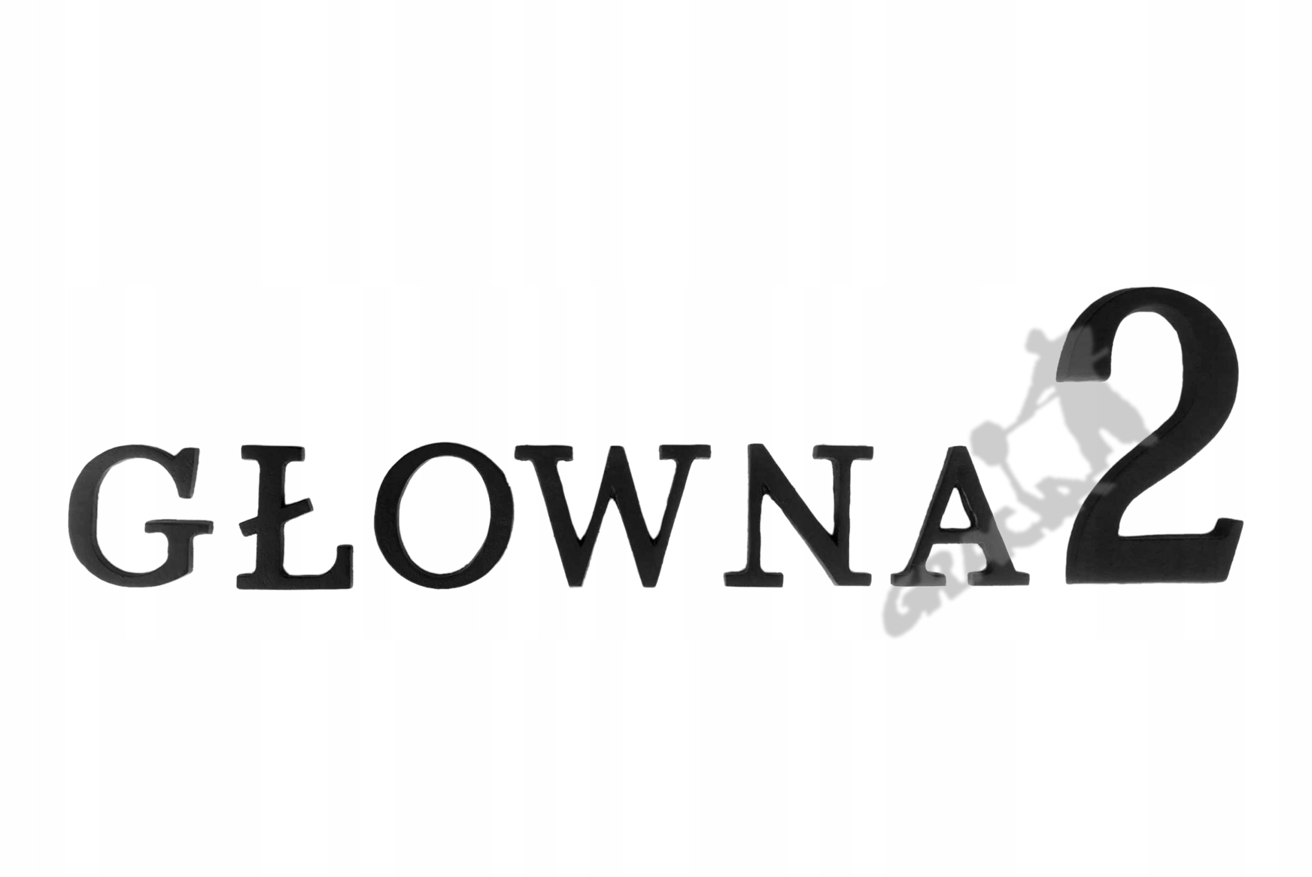 CYFRA 5 ŻELIWNA NA DOM ADRES RETRO PIĘKNA ULICA Marka Gracja