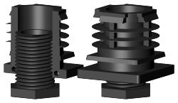 

Wkładka regulowana gwintowana 30x30x1,5-2mm