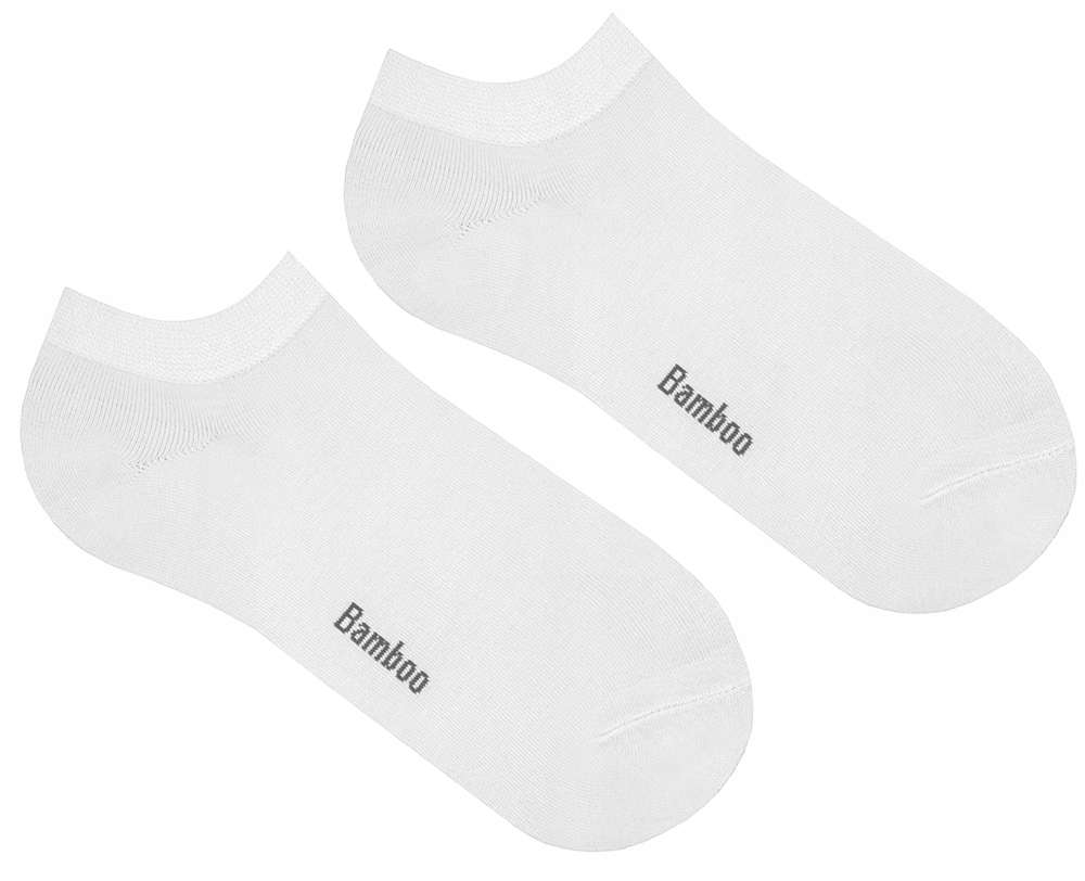 MANUSHKA MĘSKIE BIAŁE STOPKI BAMBUSOWE 43/46