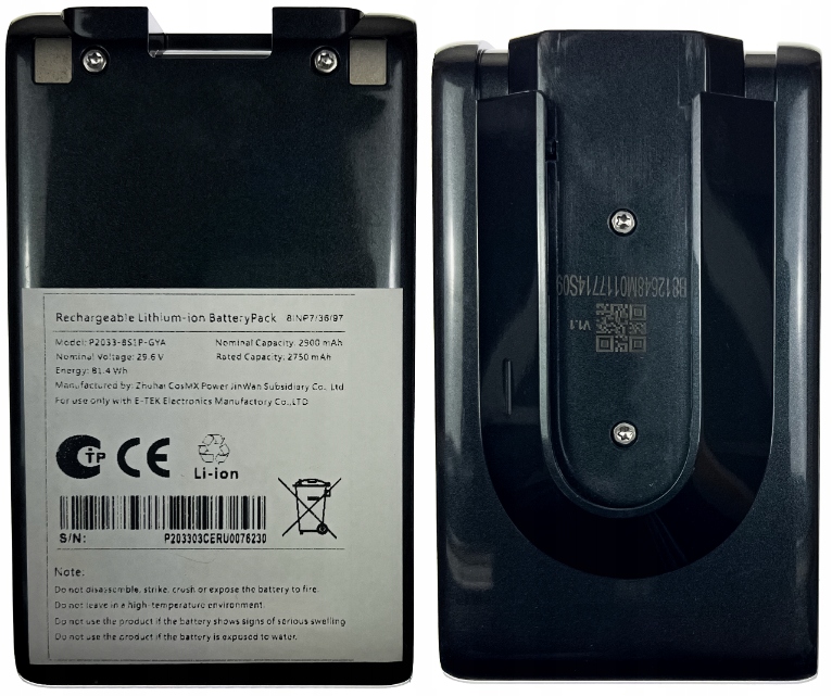 Nowa Bateria T30 P2033-8S1P-GYA do Odkurzacza Dreame T30, Dreame T30 Neo