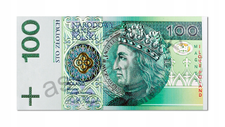 

Magnes Na Lodówkę 100 Zł Banknot Dwustronny