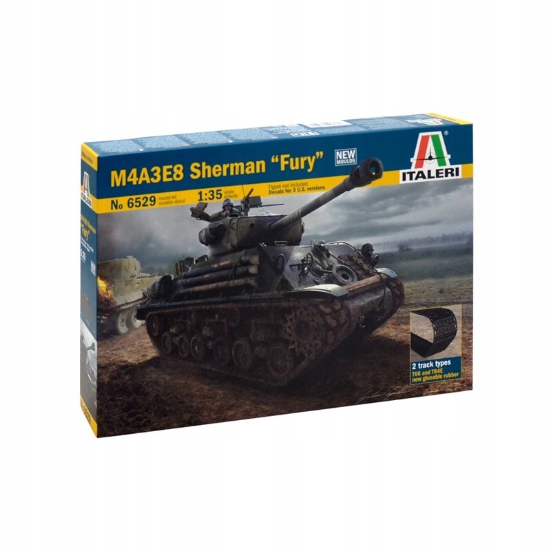 Italeri 6529 1/35 M4A3E8 Sherman "fury"