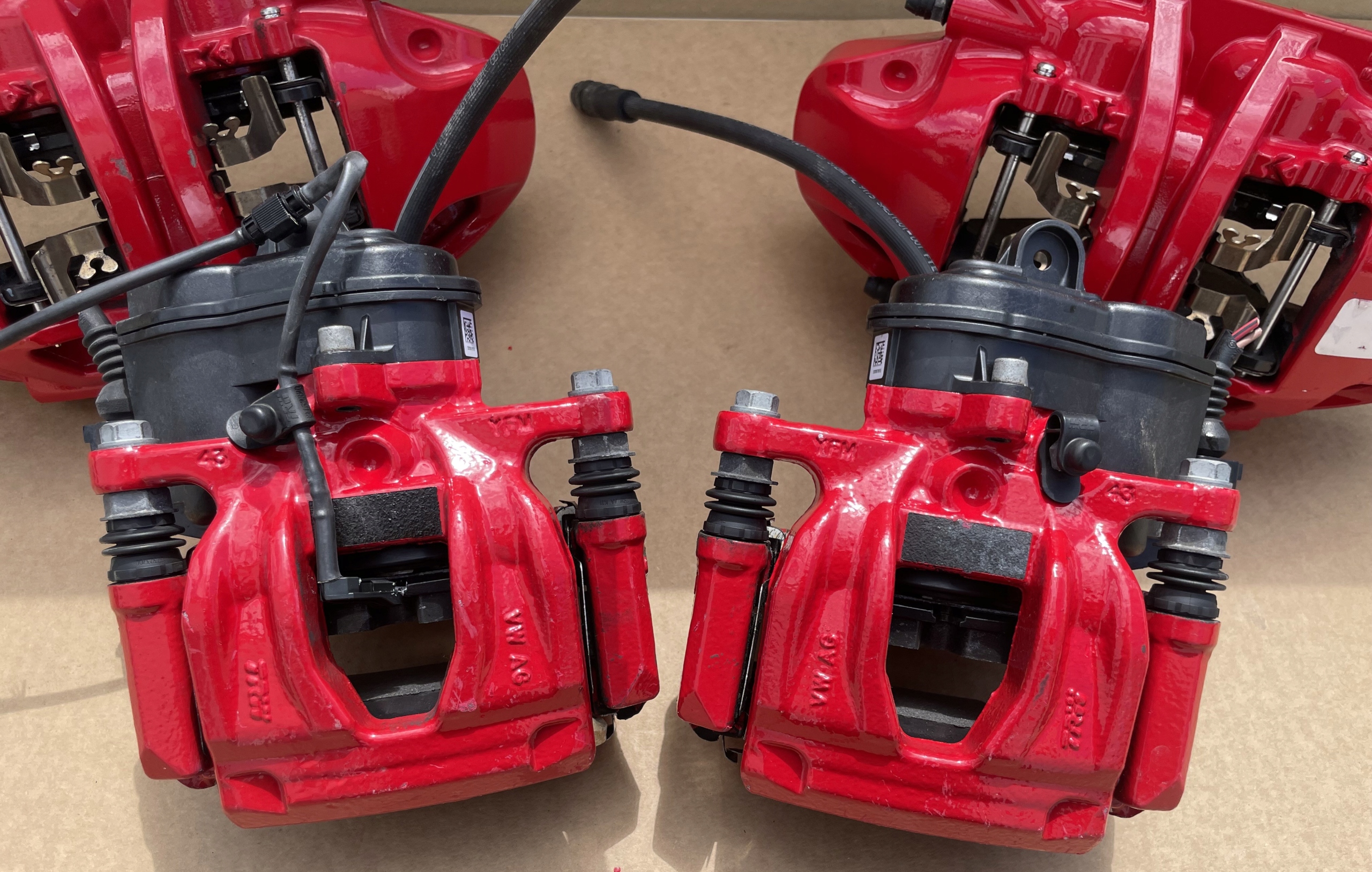 calipers front rear part as new original AUDI Q5 LIFT S-LINE IDEAL KOMPLET