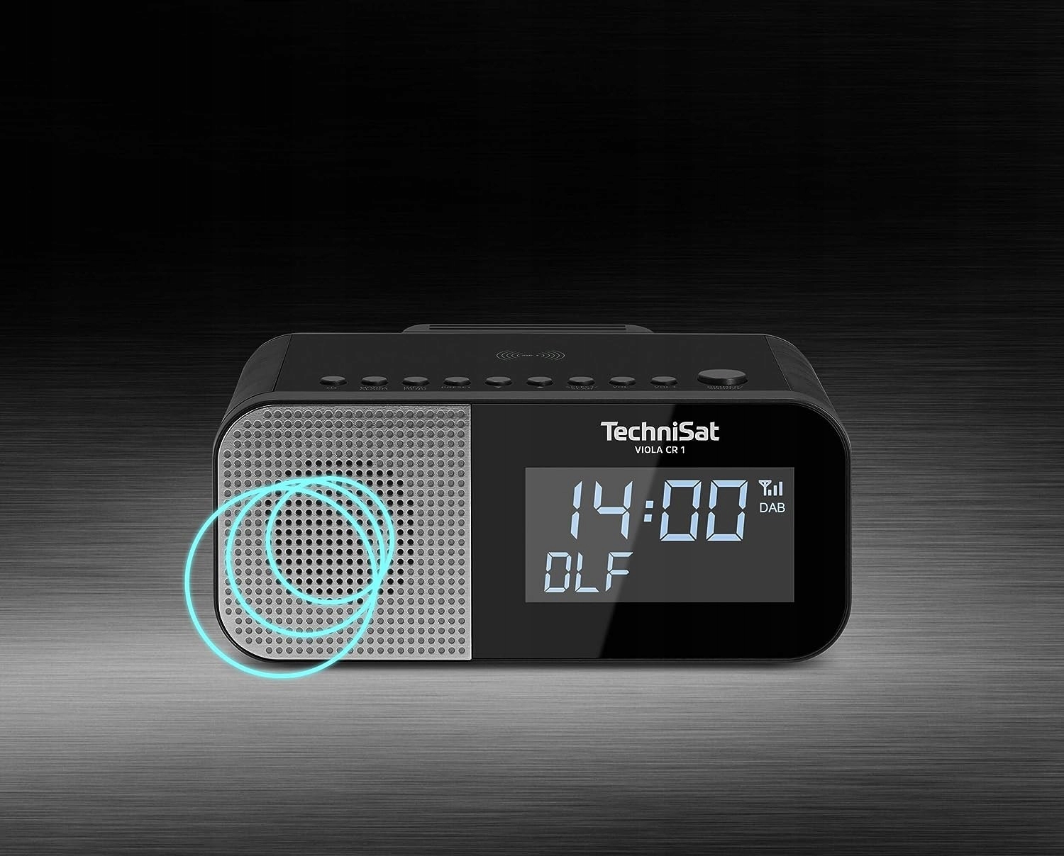 RADIOBUDZIK DAB+ FM ALARM ŁADOWANIE TECHNISAT Kolor czarny