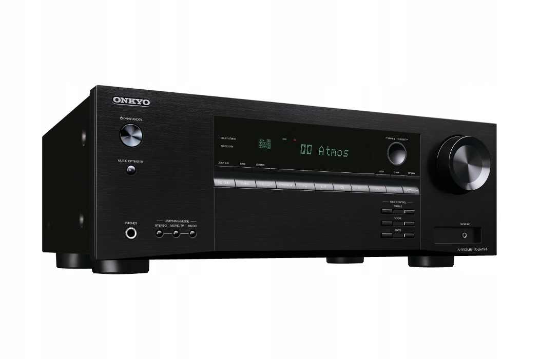 ONKYO TX-SR494 DAB czarny 7.2 160W DOLBY ATMOS