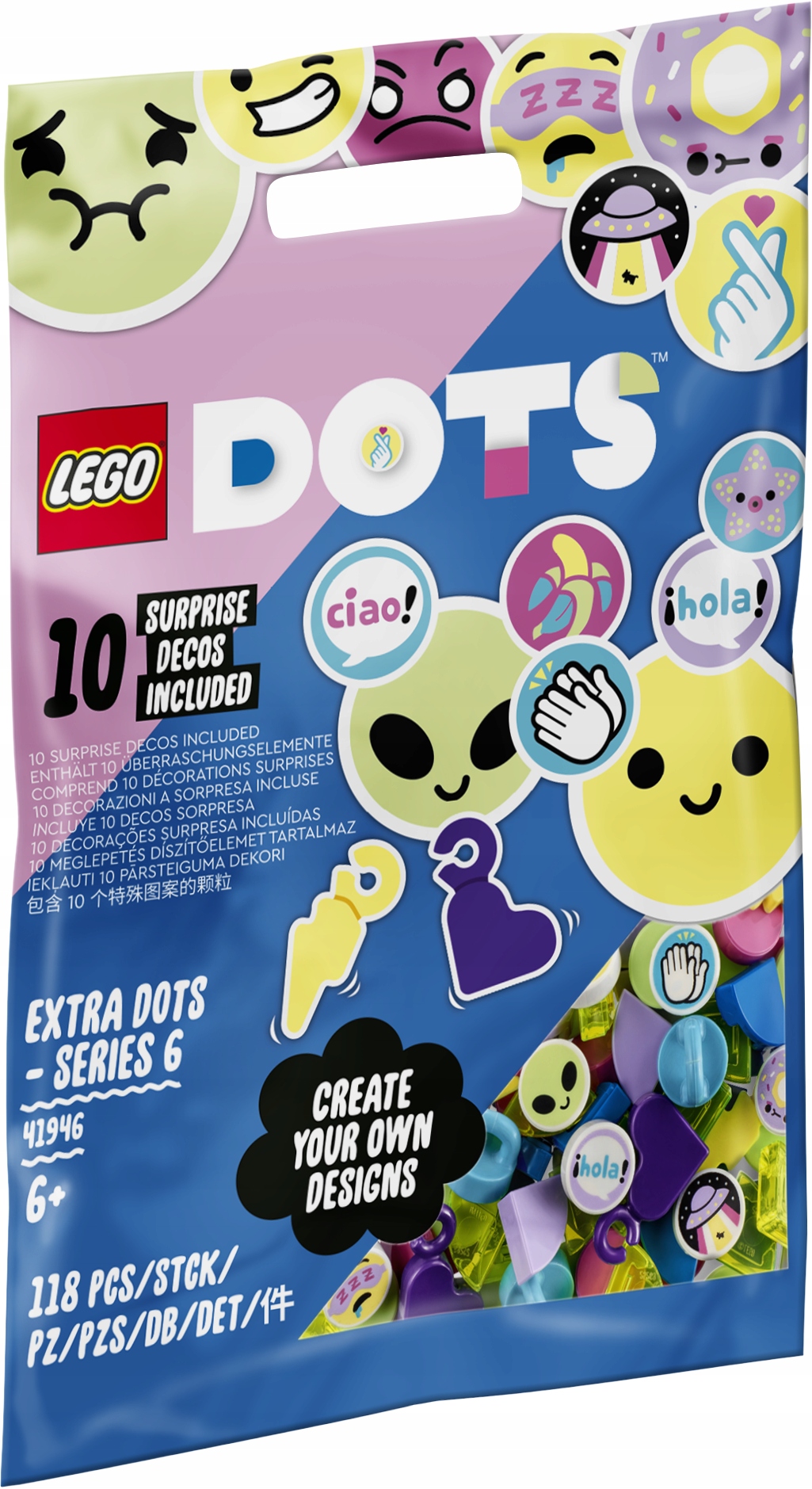 

Lego Dots Dodatki Dots seria 6 41946