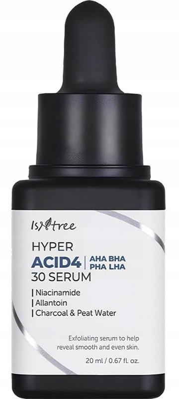 Isntree Hyper Acid4 Pleťové sérum s kyselinami Aha, Bha, Pha a Lha 20 ml