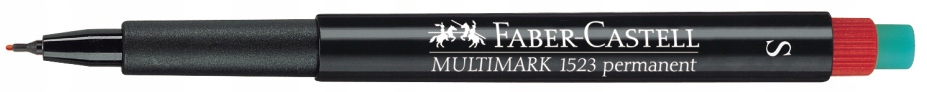 FABER-CASTELL Foliopis marker S Multimark CZERWONY EAN (GTIN) 4005401523215