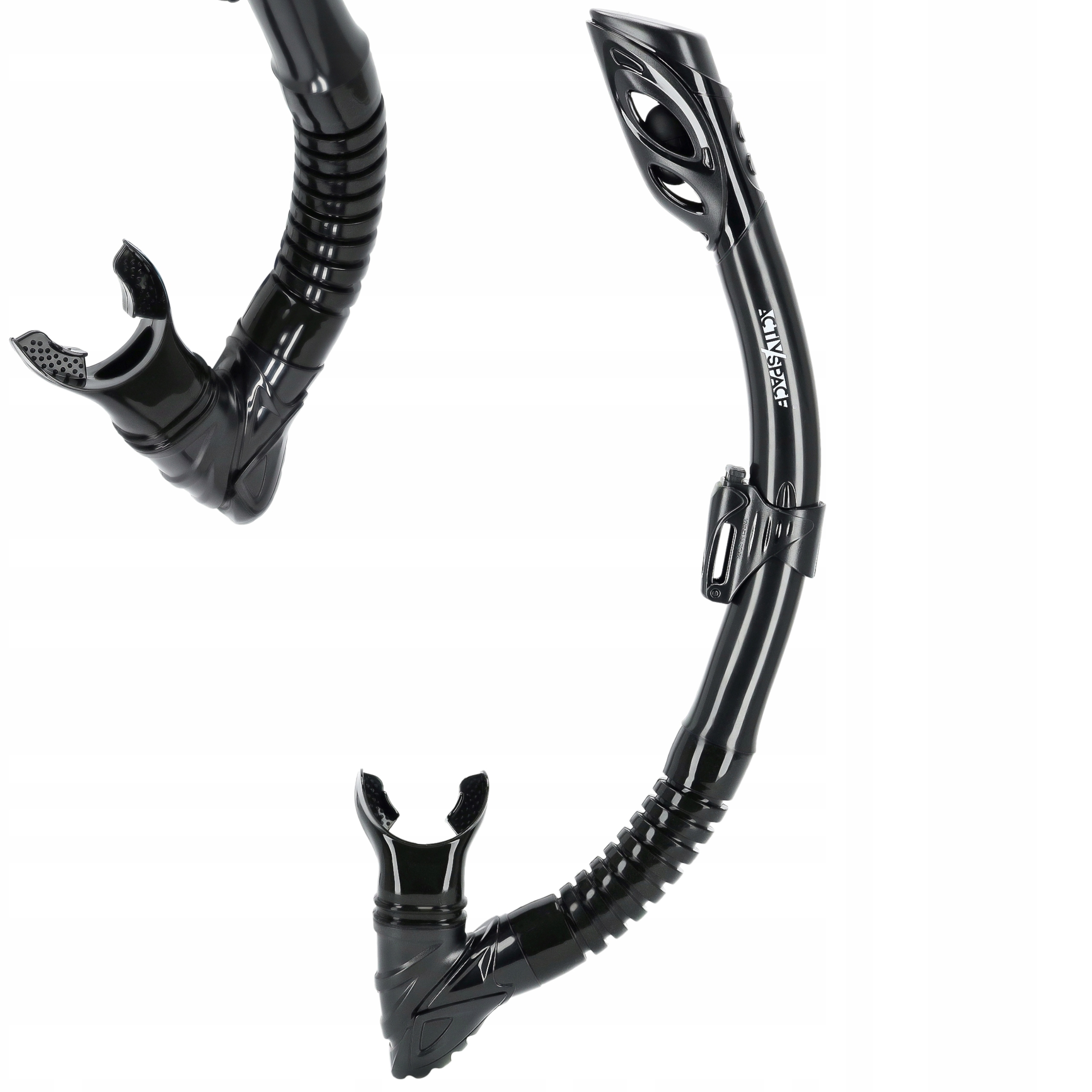 ТРУБКА ДЛЯ ПОДВОДНОГО ПЛАВАНИЯ, ТРУБКА ДЛЯ ПОДВОДНОГО ПЛАВАНИЯ С КЛАПАНОМ, УНИСЕКС, ЧЕРНАЯ, PRO