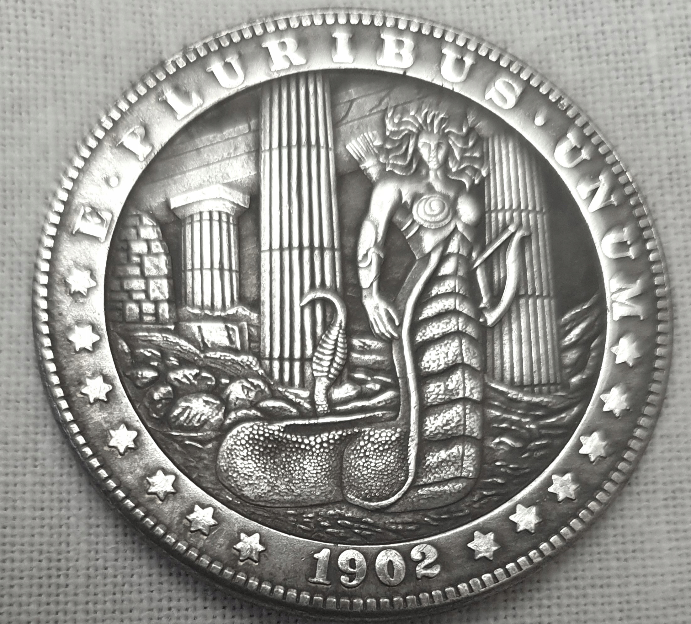 1 Dolar USA, Hobo Nickel , 1902, Morgan Dollar, KOPIA