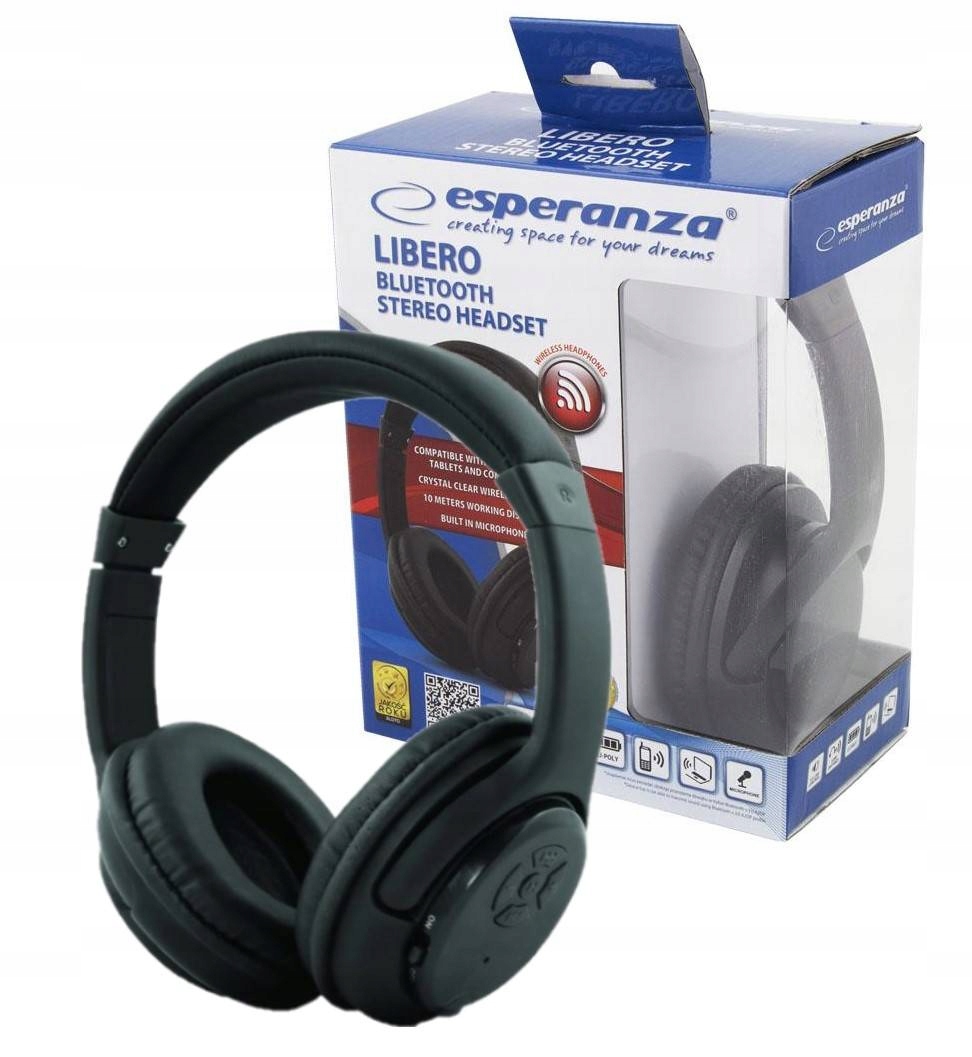 SŁUCHAWKI BEZPRZEWODOWE NAUSZNE MIKROFON BLUETOOTH Kod producenta SŁUCHAWKI BEZPRZEWODOWE NAUSZNE MIKROFON