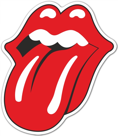 Naklejka 3D Wodoodporna na Samochód Auto Gadżet The Rolling Stones