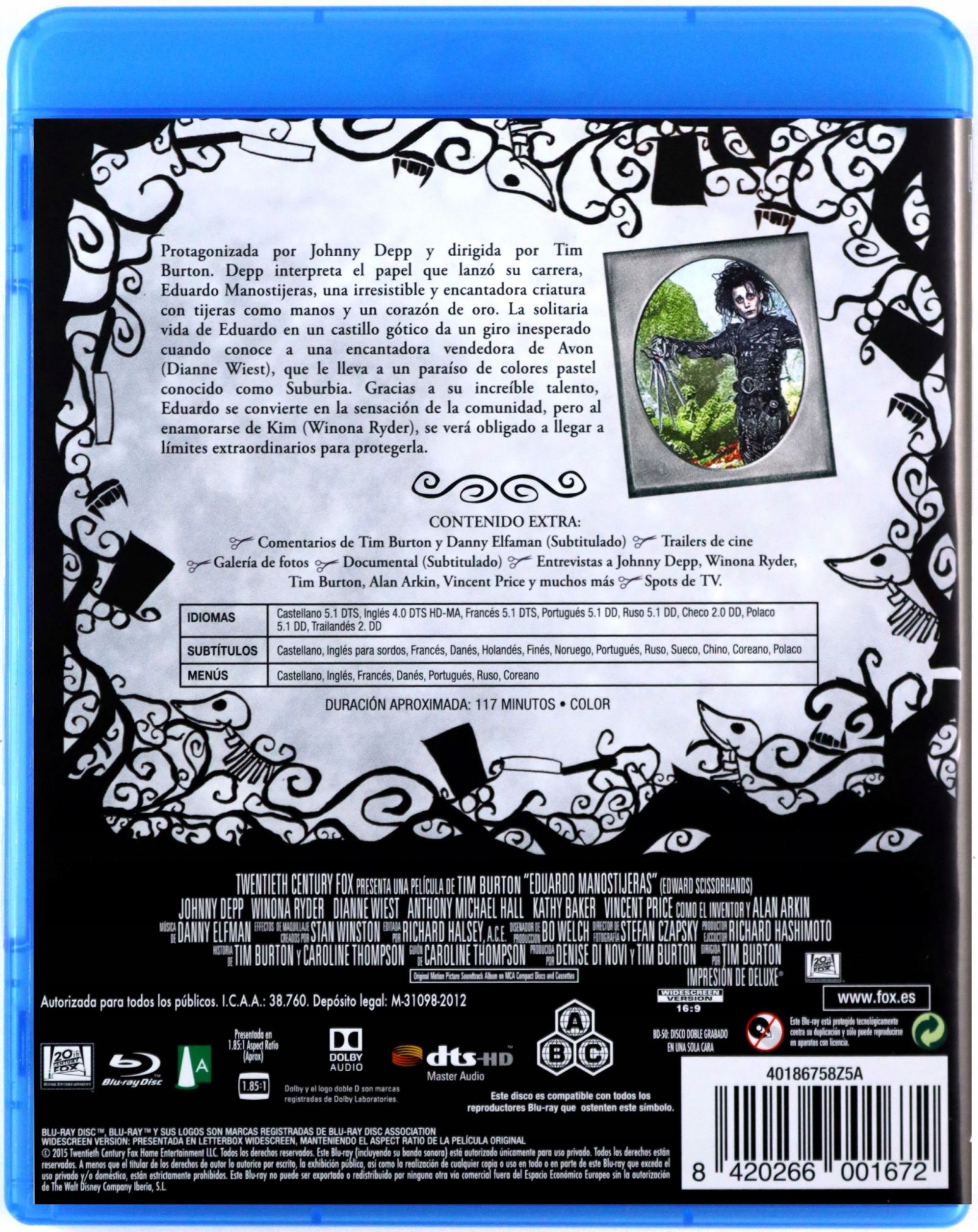 EDWARD NOŻYCORĘKI (BLU-RAY) Lektor PL Stan opakowania oryginalne