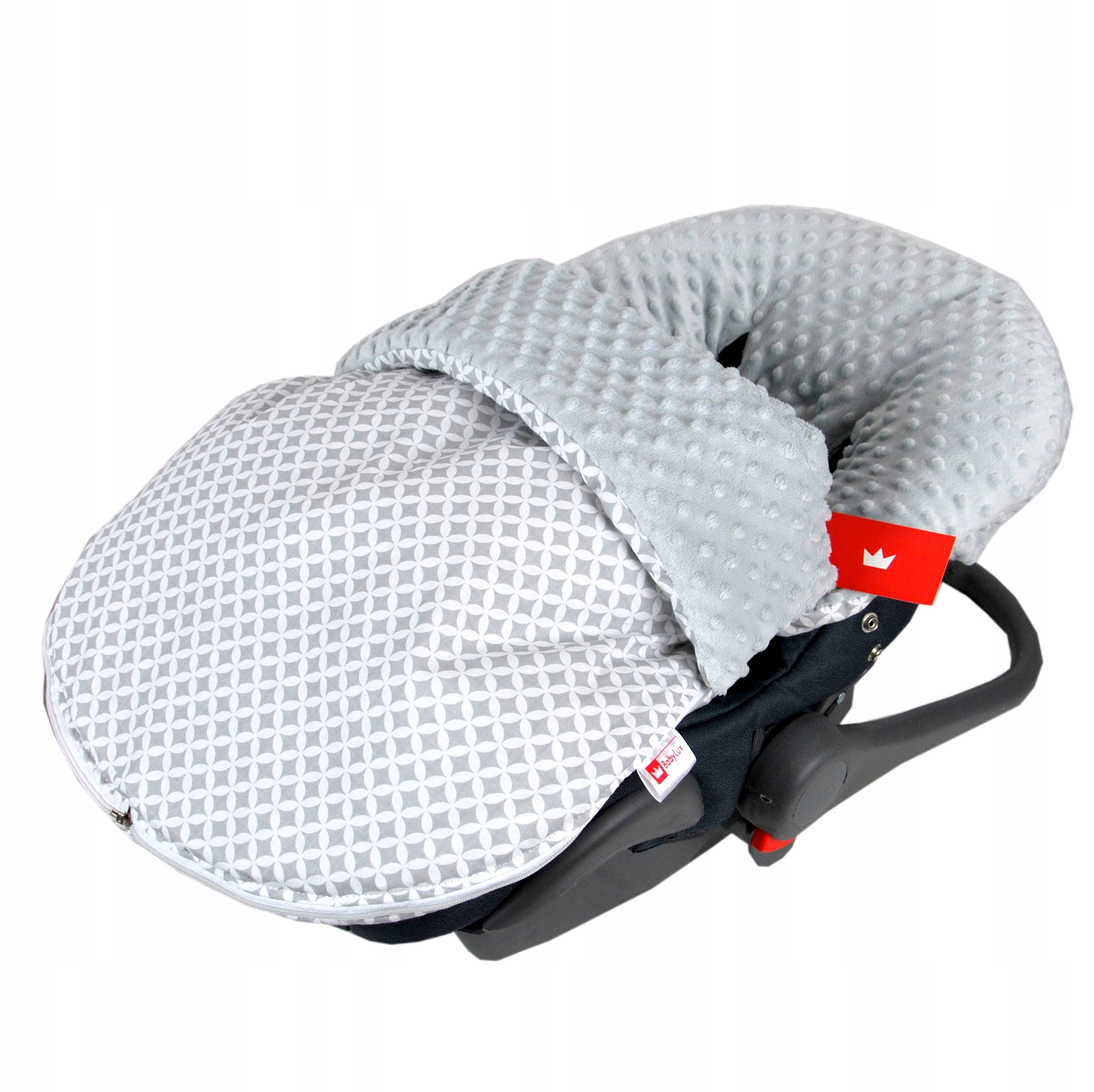 BabyLux ŚPIWOREK WIOSENNY MINKY DO WÓZKA 90CM N11 Długość 90 cm