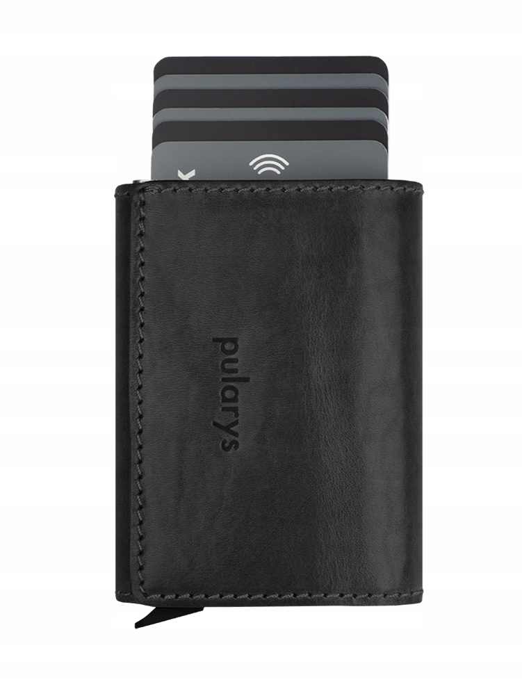 Pularys peněženka z pravé kůže černá unisex