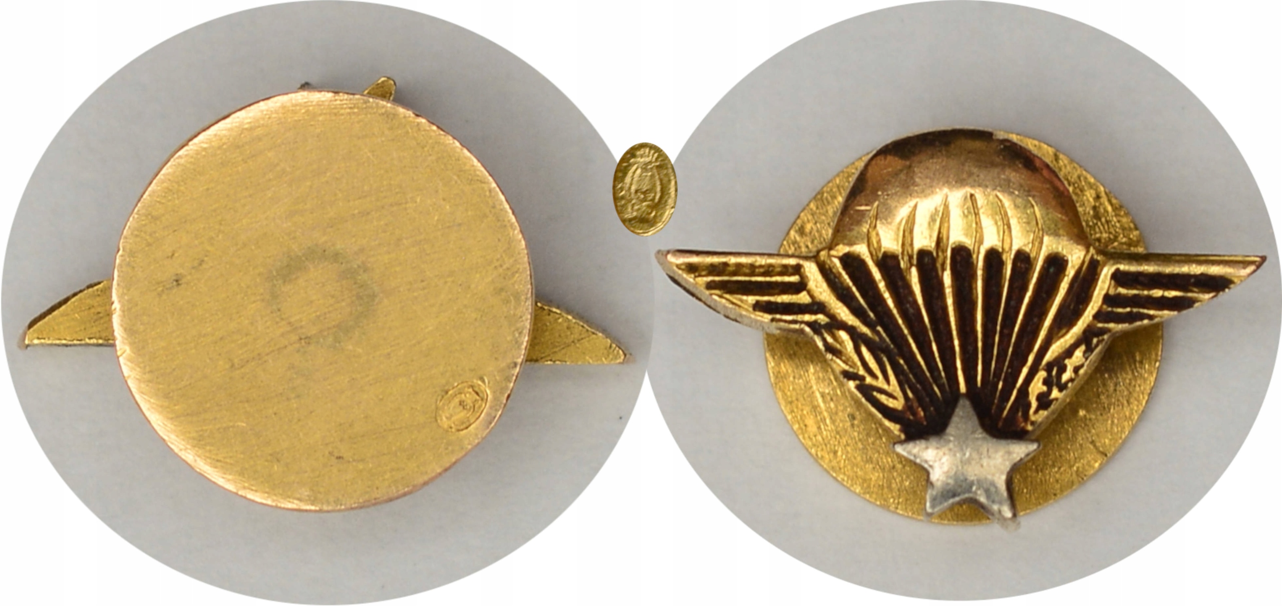 4.cv.ZŁOTA KORPUSÓWKA SPADOCHRONOWA - MINIATURKA p.750