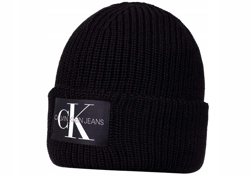 

Calvin Klein Czapka Zimowa Monogram Beanie Black