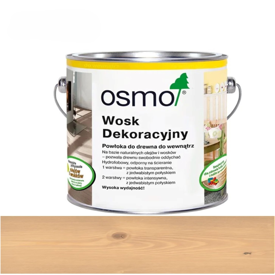 OSMO WOSK DEKORACYJNY BUK LEKKO PARZONY 3102 0,75L