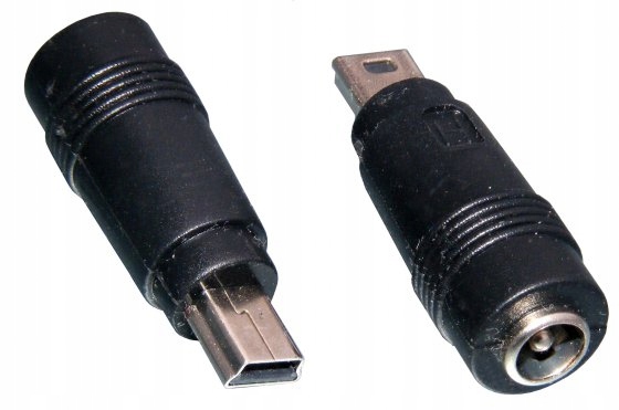 

Adapter DC gniazdo 2,1/5,5 wtyk mini Usb (3532)