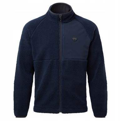 Ciepła męska bluza polarowa gruby przytulny polar Cromarty XL Granatowy