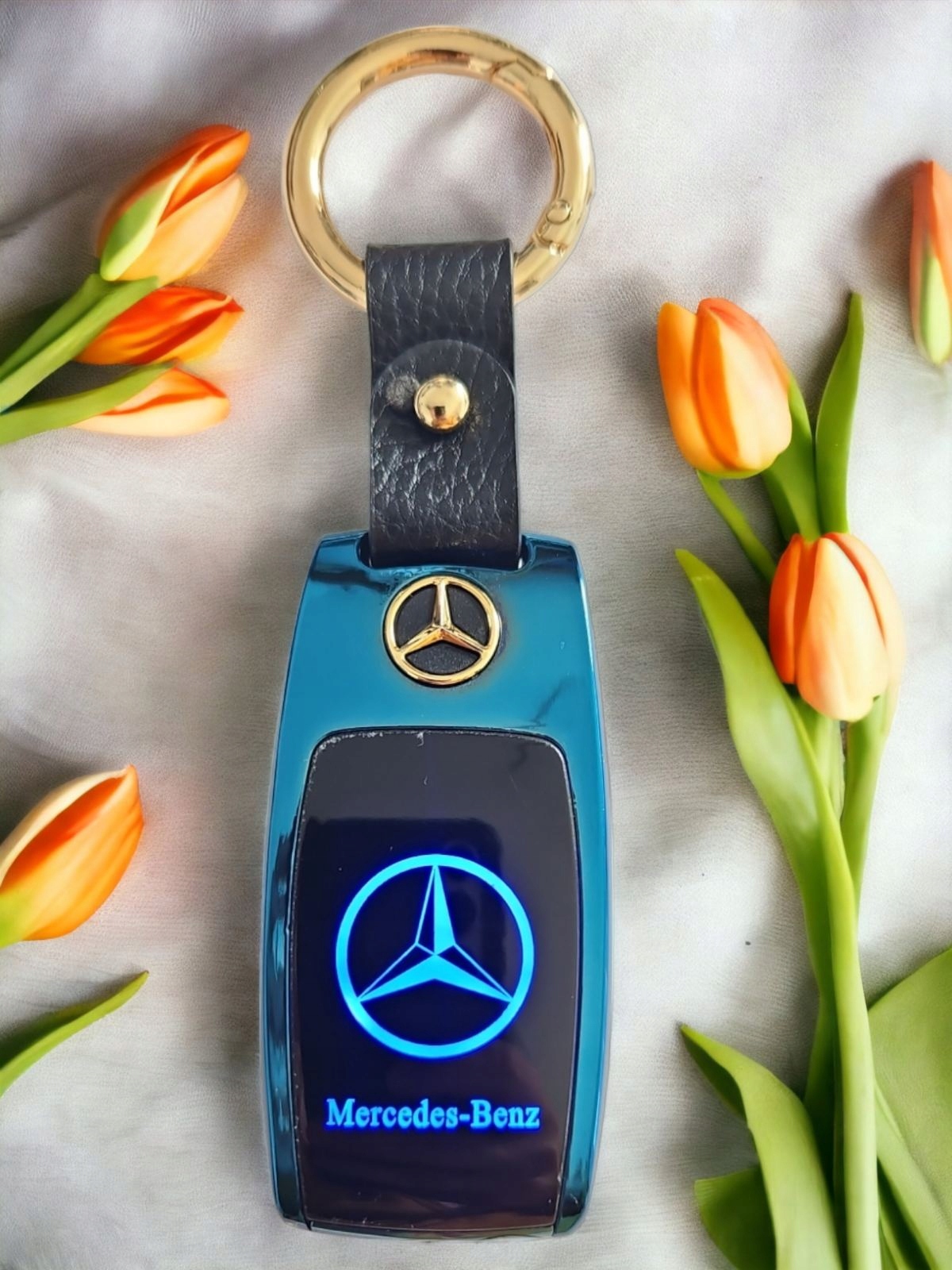 MERCEDES ZAPALNICZKA ŻAROWA ELEGANCKI BRELOK DO KLUCZY LOGO ETUI KOKARDA EAN (GTIN) 5905090471509