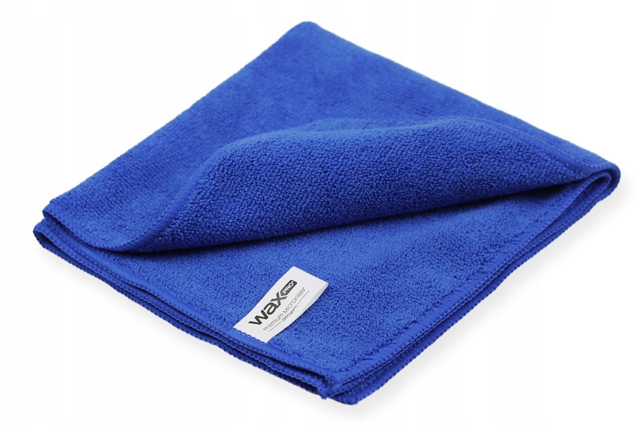 waxPRO Premium Microfiber Blue 360gsm 40x40cm mikrofibra premium