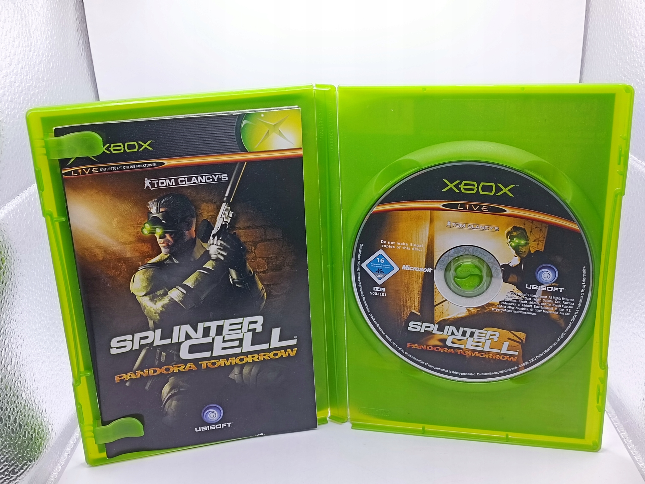 GRA TOM CLANCY'S SPLINTER CELL PANDORA TOMORROW NA XBOX Platforma Xbox