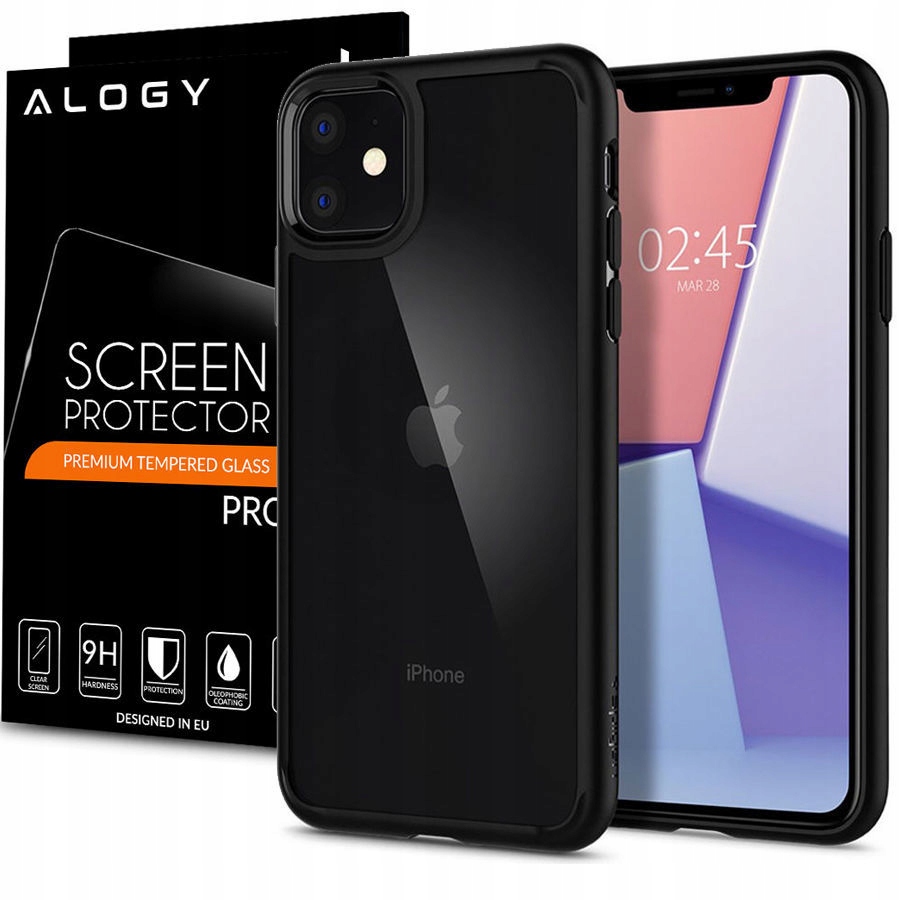 

Etui Spigen Ultra Hybrid Case Do Iphone 11 + Szkło