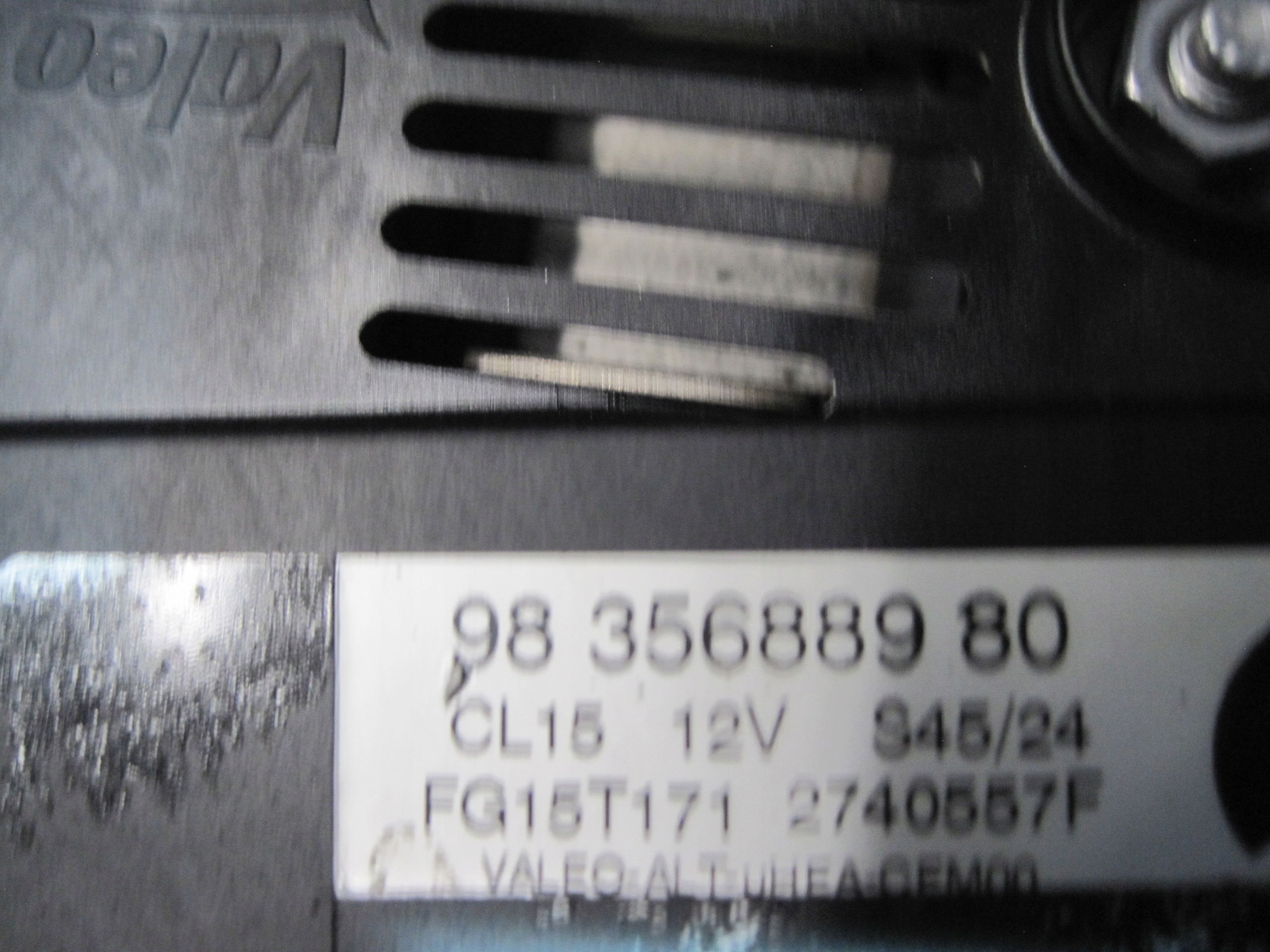 Alternator Peugeot Citroen 1.2THP 9835688980