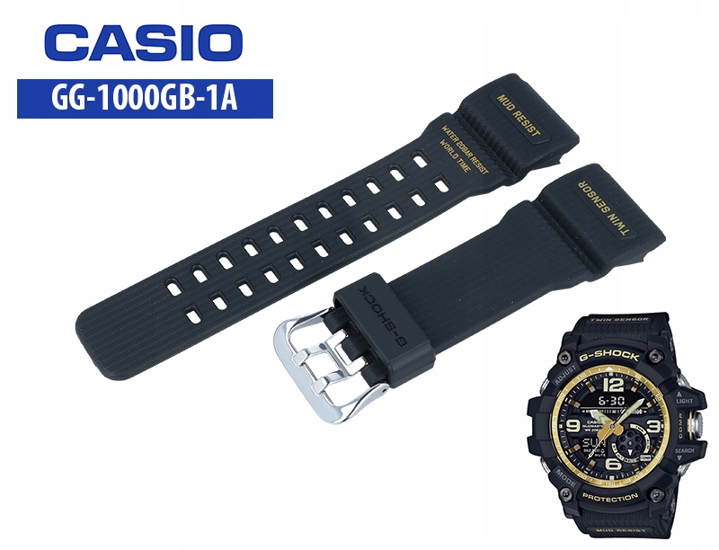 Pásek Casio GG-1000GB-1A černý G-shock Originál