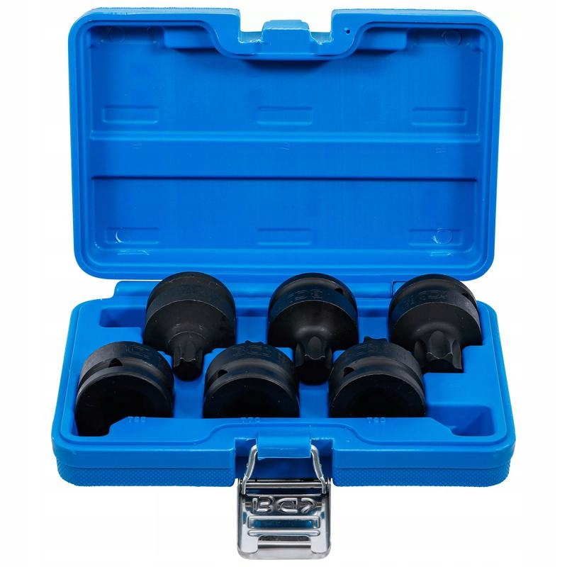 Sada 6 úderových nástavců s bitem, profil T Torx T55-T100, 20 mm (3/4") Bgs