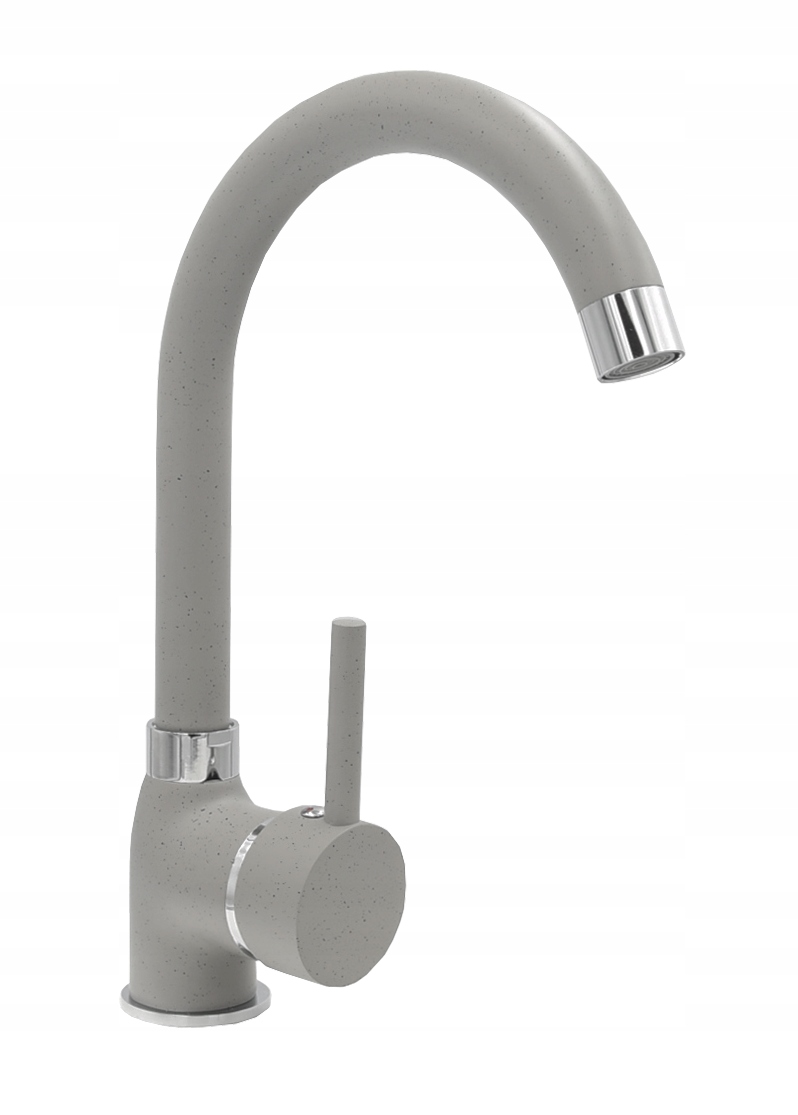 Kuchyňská baterie pro dřez, jednopáková, stojící, kohout Beta, šedá