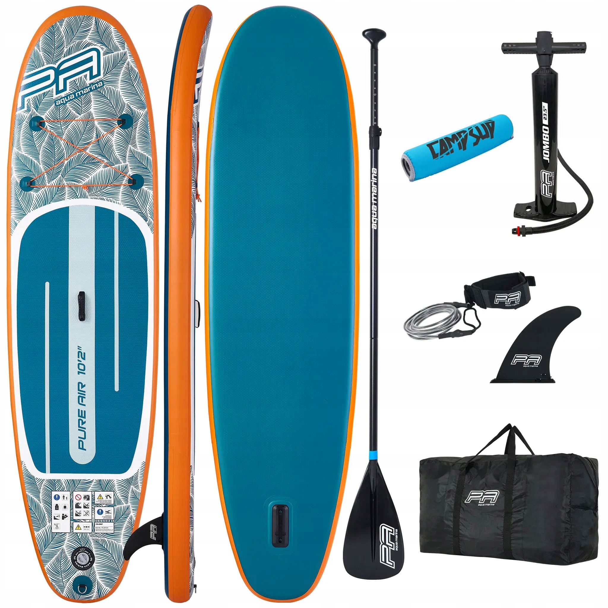 Deska Sup Pompowana Aqua Marina Pure Air Tropic 10'2" 310 cm Bojka