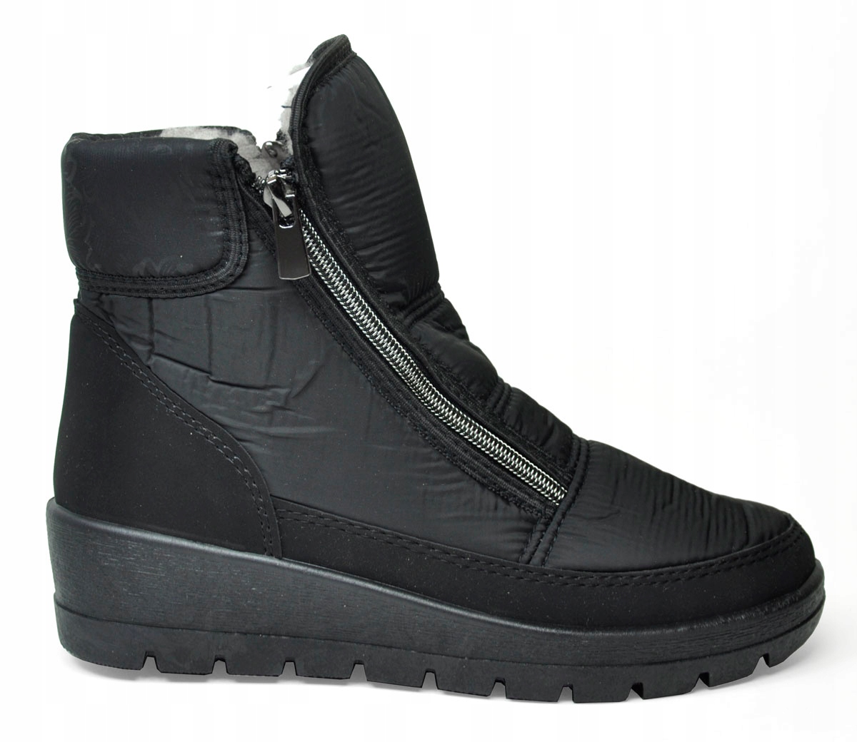 Śniegowce damskie KREDO 1771 BLACK, r. 37 Rozmiar 37