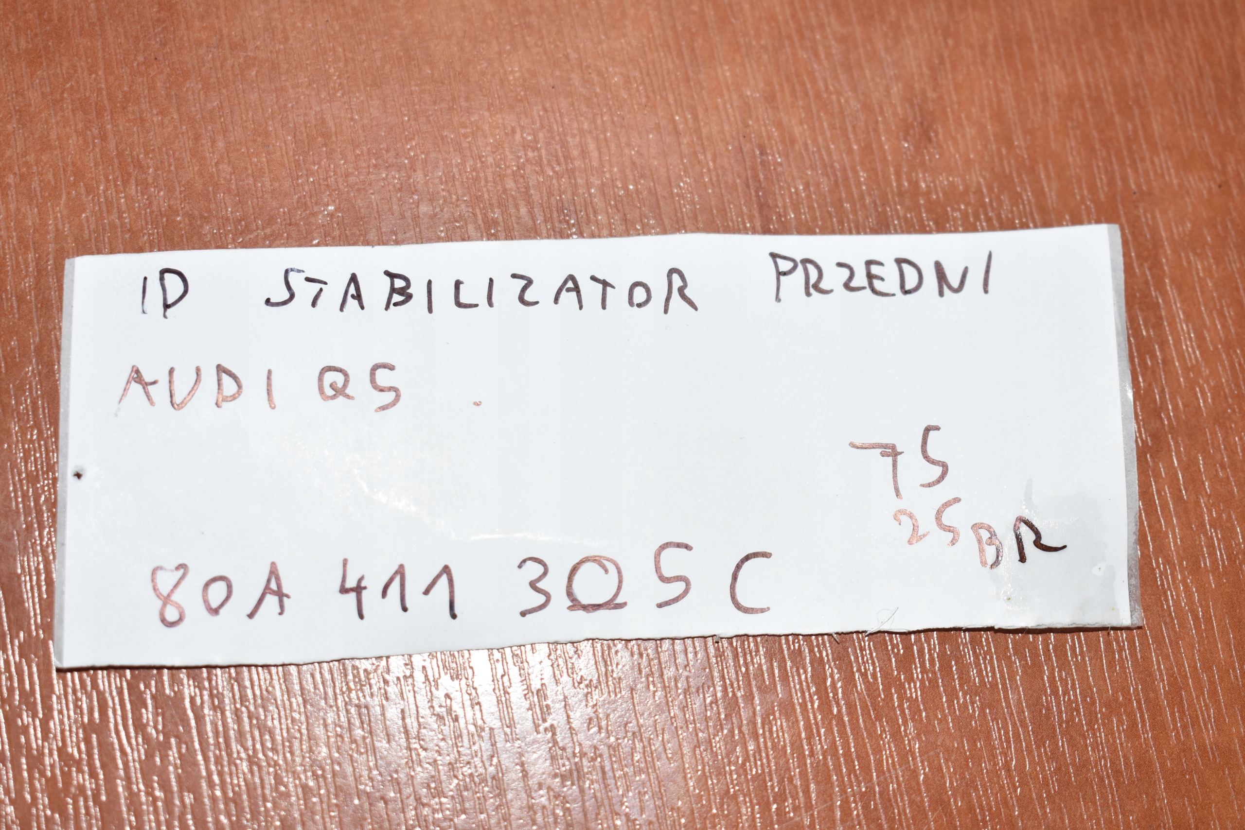 IDEALNY STABILIZATOR front front AUDI Q5 1