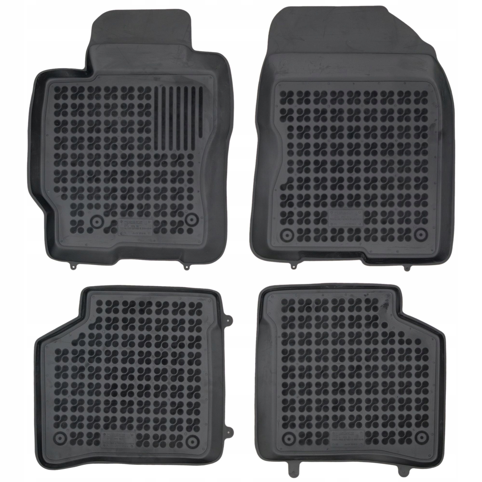 Gumové korýtkové koberce Toyota Prius II XW20 2003-2009