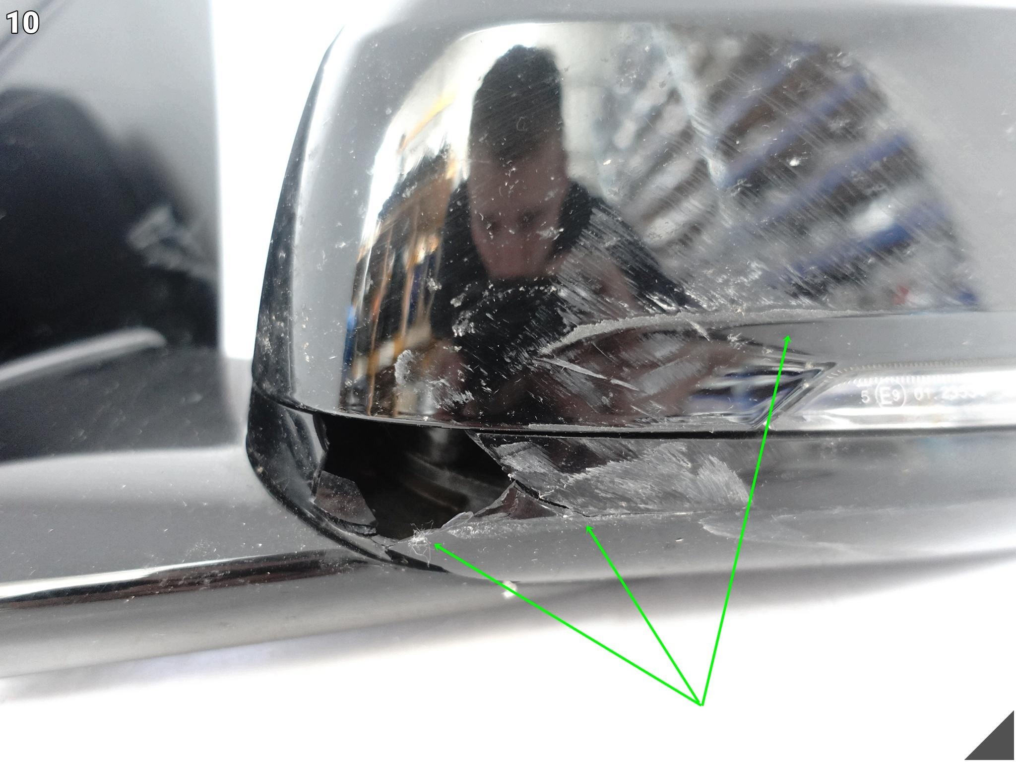 BMW X1 U11 22- mirror exterior left indicator arm cover EUROPA
