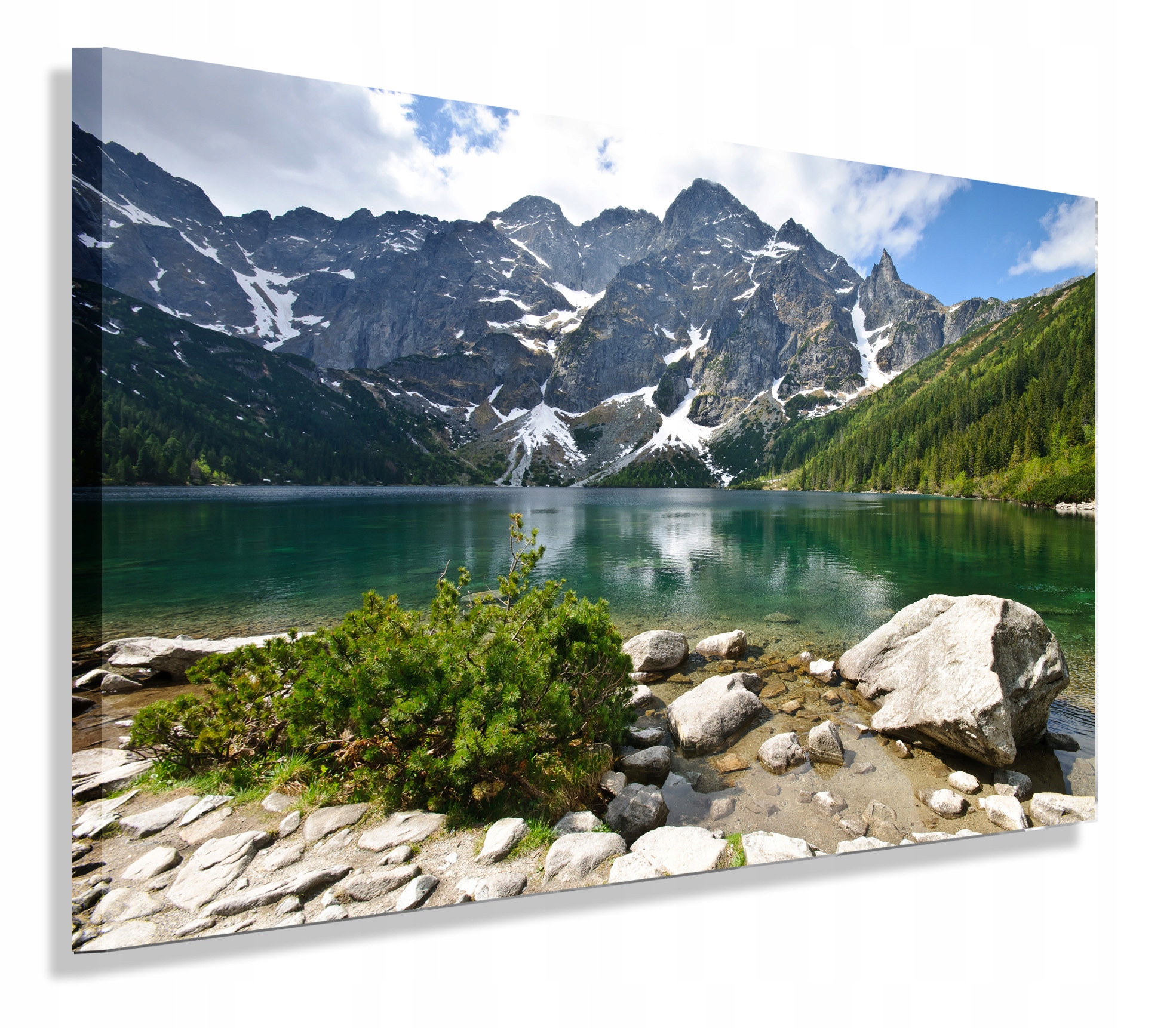 Obraz Tatry Morskie Oko Góry Obrazy Canvas 110x70