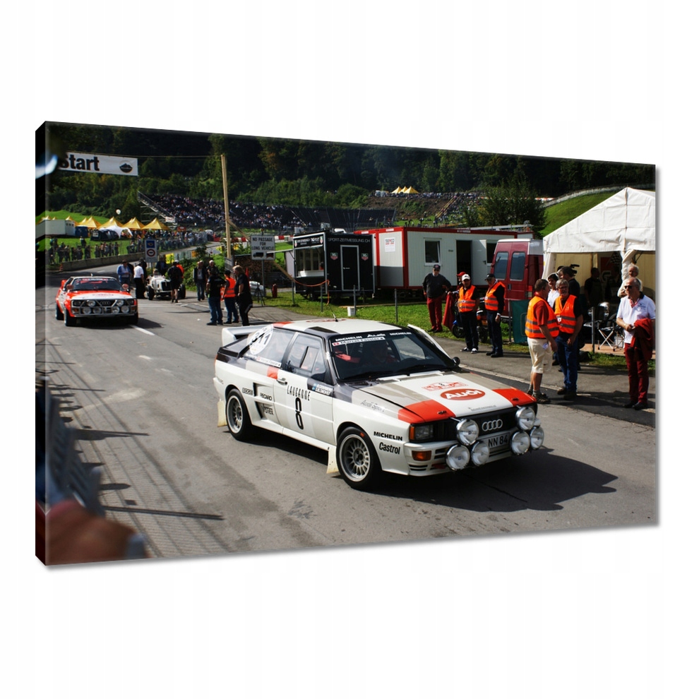 

Obraz 120x80 Audi Quattro na rajdzie