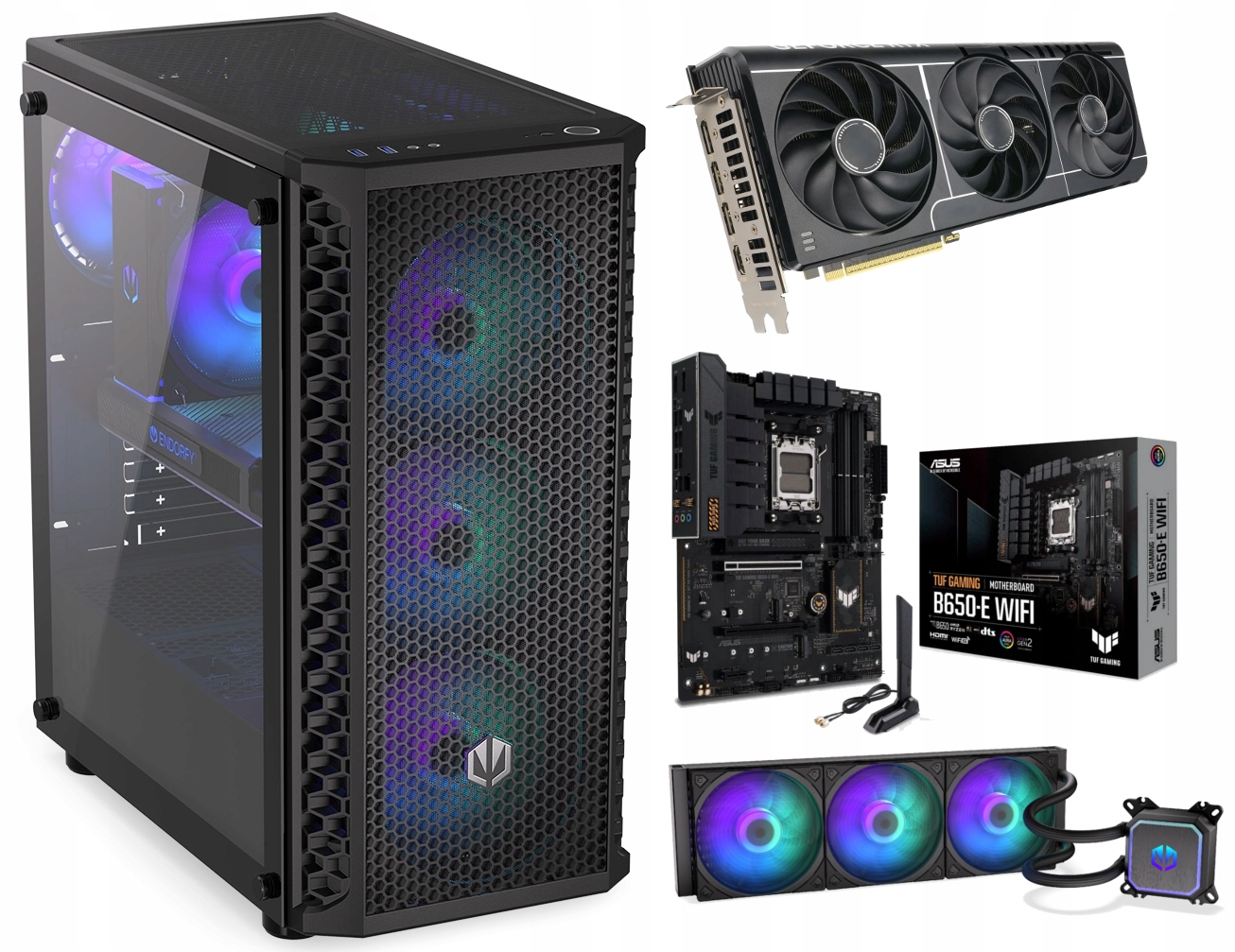 Komputer Gamingowy Amd Ryzen 7 9700X 64GB 2TB Rtx 5070 WIN11PRO