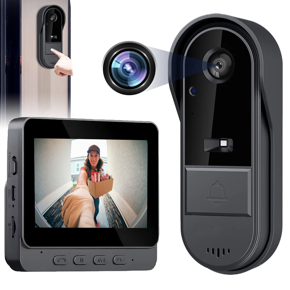 Videotelefon Domofon 480P Kamera Zvonek Voděodolnost Usb