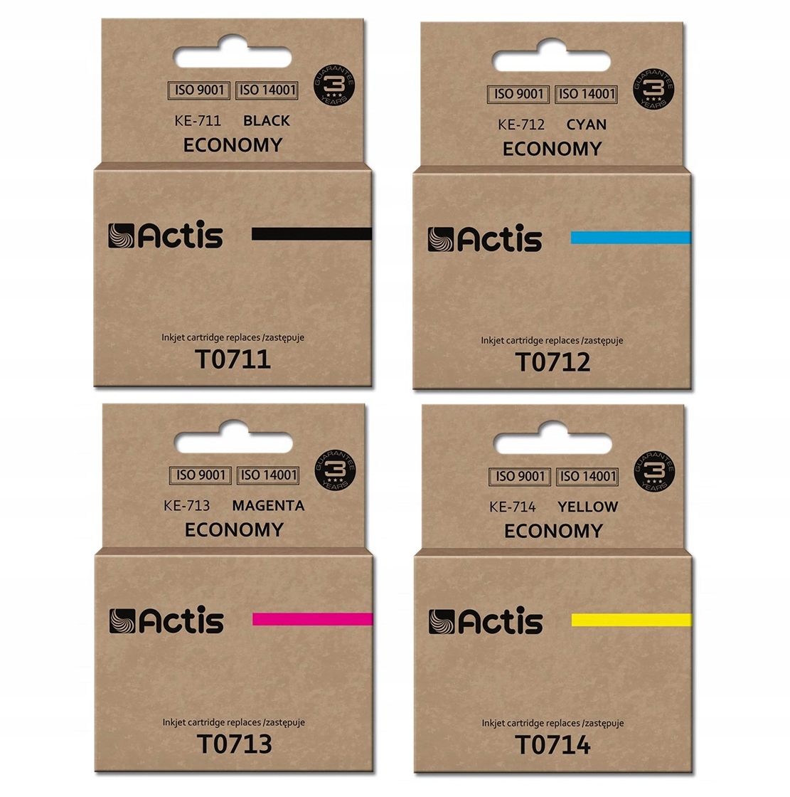 

4x Tusz do Epson Stylus D78 DX4450 DX7450 SX218