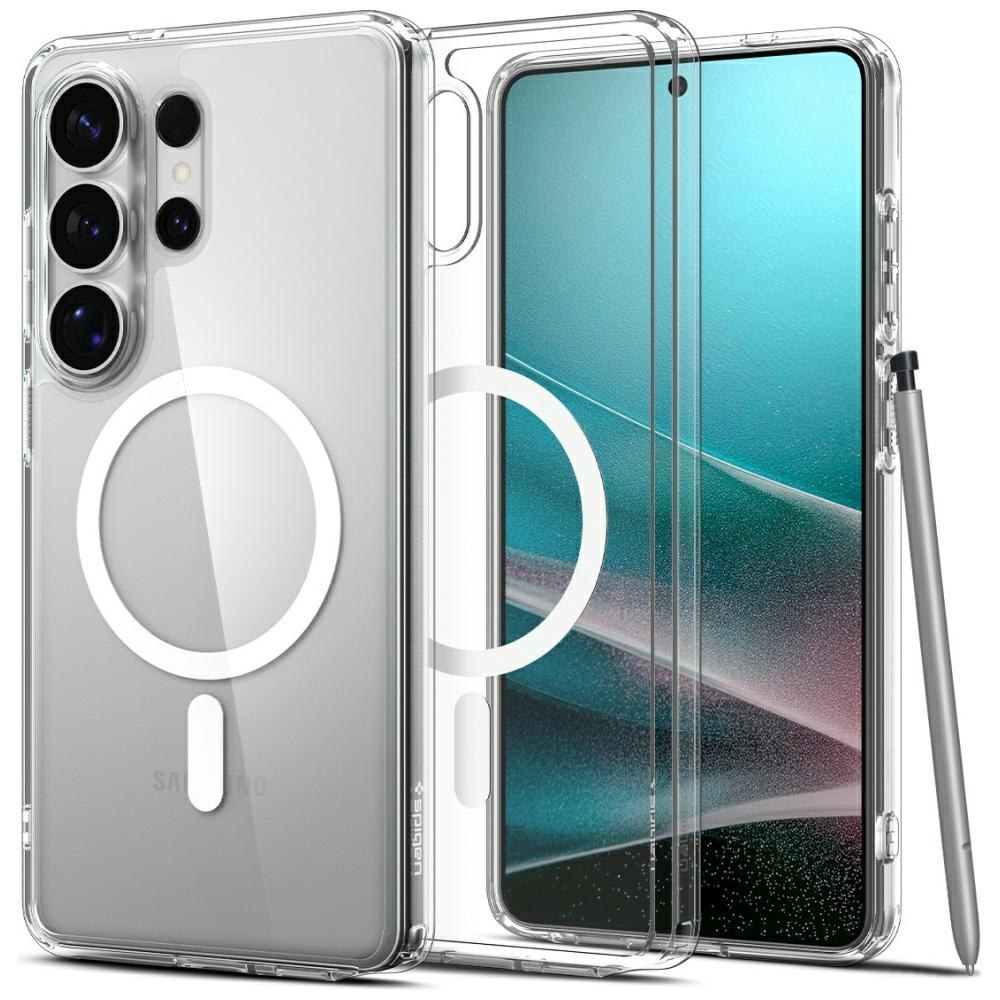 Etui Spigen Ultra Hybrid Mag MagSafe do Samsung Galaxy S26 Ultra clear whit