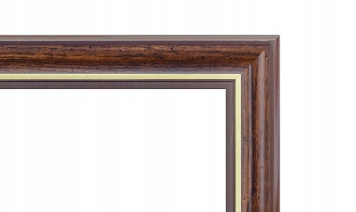 Dřevěný Rám Bronzová Fréza Moderní Rozměr 40x100 CM Pro Obraz Plakát Zrcadla