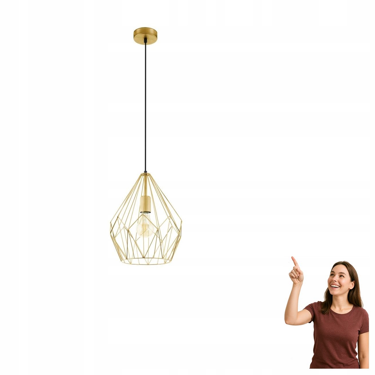 Závesná lampa Carlton 49933 Eglo