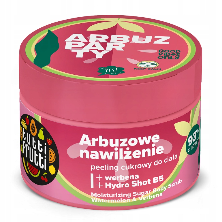 

Tutti Frutti Nawilżający Peeling cukrowy do ciała