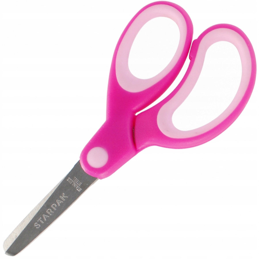 NOŻYCZKI SZKOLNE METALOWE okrągły czubek ERGONOMIC Kod producenta 5905523628111